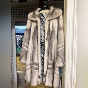 Full-Length Saga Mink Fur Coat | Size 6 | Gently Worn